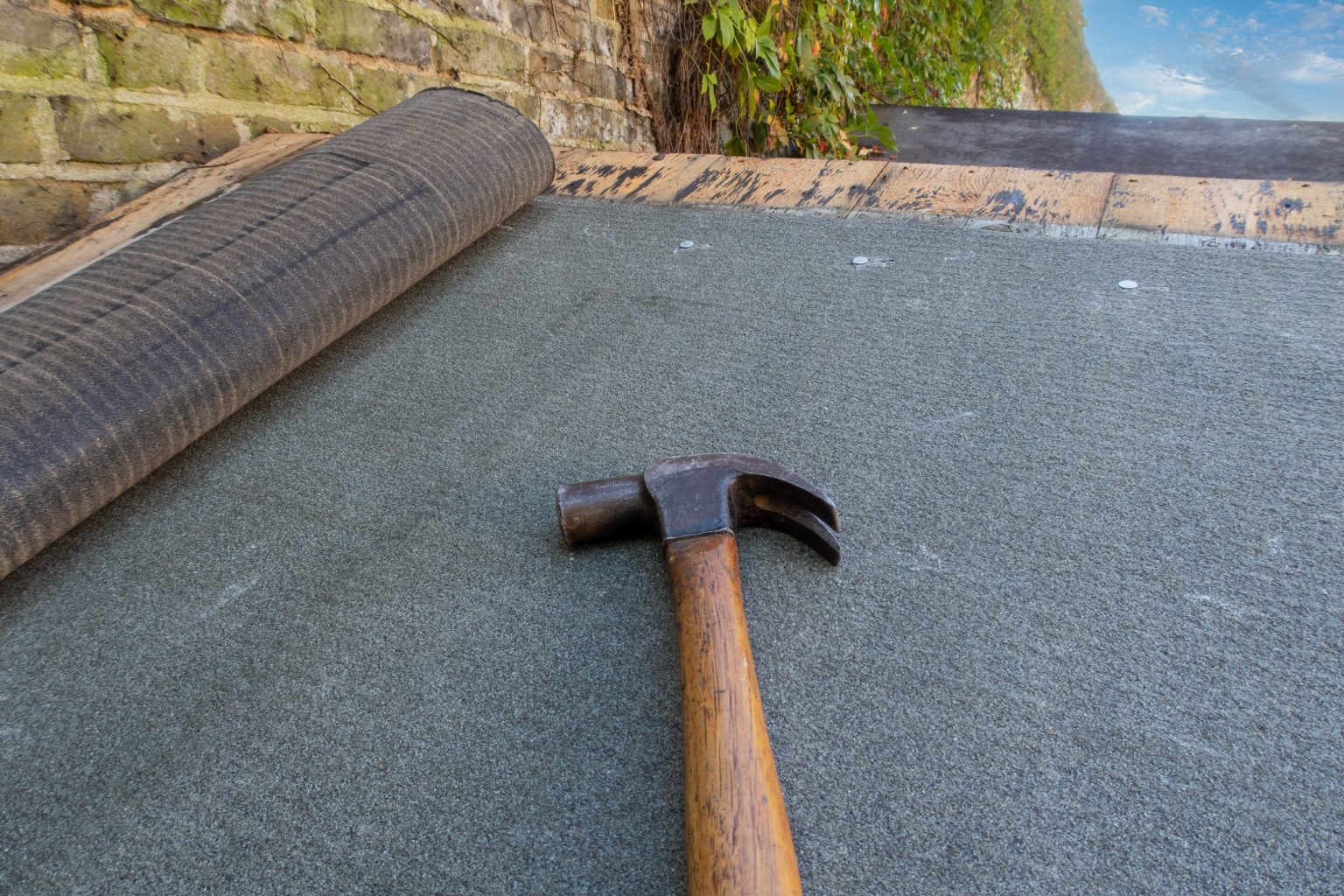 Re-roofing a shed